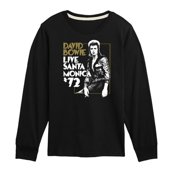 David Bowie - Bowie Santa Monica - Toddler & Youth Long Sleeve Graphic T-Shirt