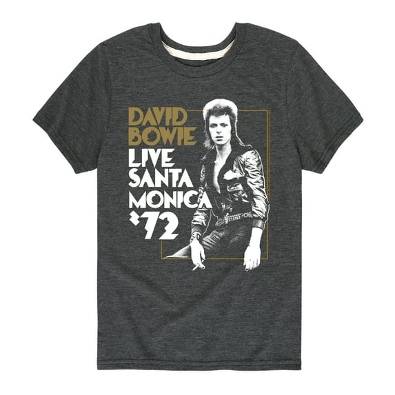 David Bowie - Bowie Santa Monica - Toddler & Youth Short Sleeve Graphic T-Shirt
