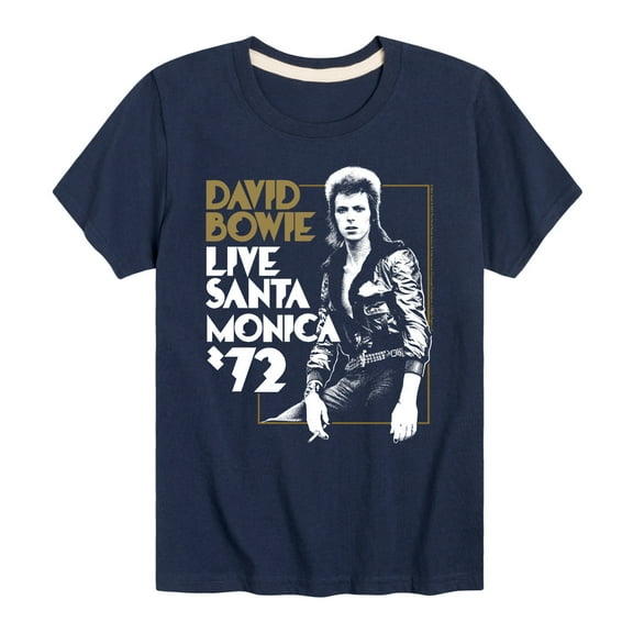 David Bowie - Bowie Santa Monica - Toddler & Youth Short Sleeve Graphic T-Shirt