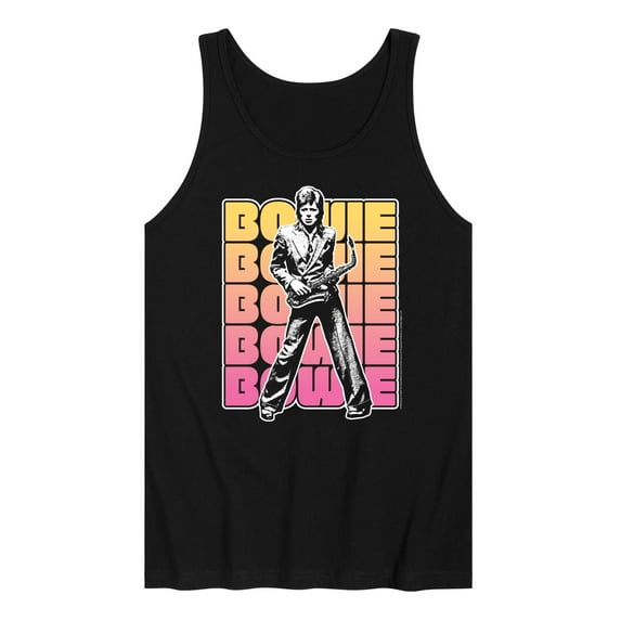 David Bowie - Bowie Stacked - Men's Jersey Tank Top