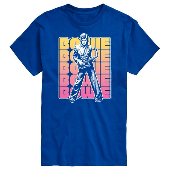 David Bowie - Bowie Stacked - Men's Short Sleeve Graphic T-Shirt
