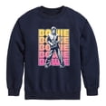 thumbnail image 1 of David Bowie - Bowie Stacked - Toddler & Youth Crewneck Fleece Sweatshirt, 1 of 5