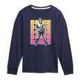 thumbnail image 1 of David Bowie - Bowie Stacked - Toddler & Youth Long Sleeve Graphic T-Shirt, 1 of 5
