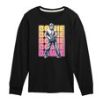 thumbnail image 1 of David Bowie - Bowie Stacked - Toddler & Youth Long Sleeve Graphic T-Shirt, 1 of 5