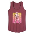 thumbnail image 1 of David Bowie - Bowie Stacked - Women's Racerback Tank Top, 1 of 5