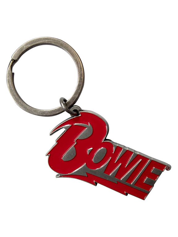 David Bowie Classic Logo Keyring Keychain