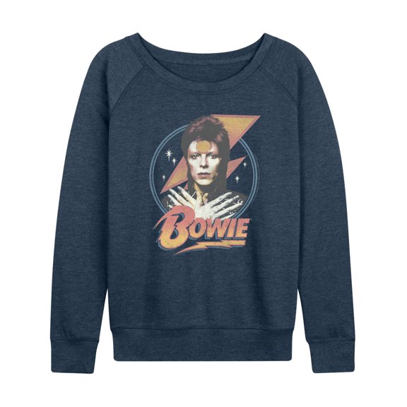 David Bowie - David Bowie Rebel - Women's French Terry Long Sleeve Pullover