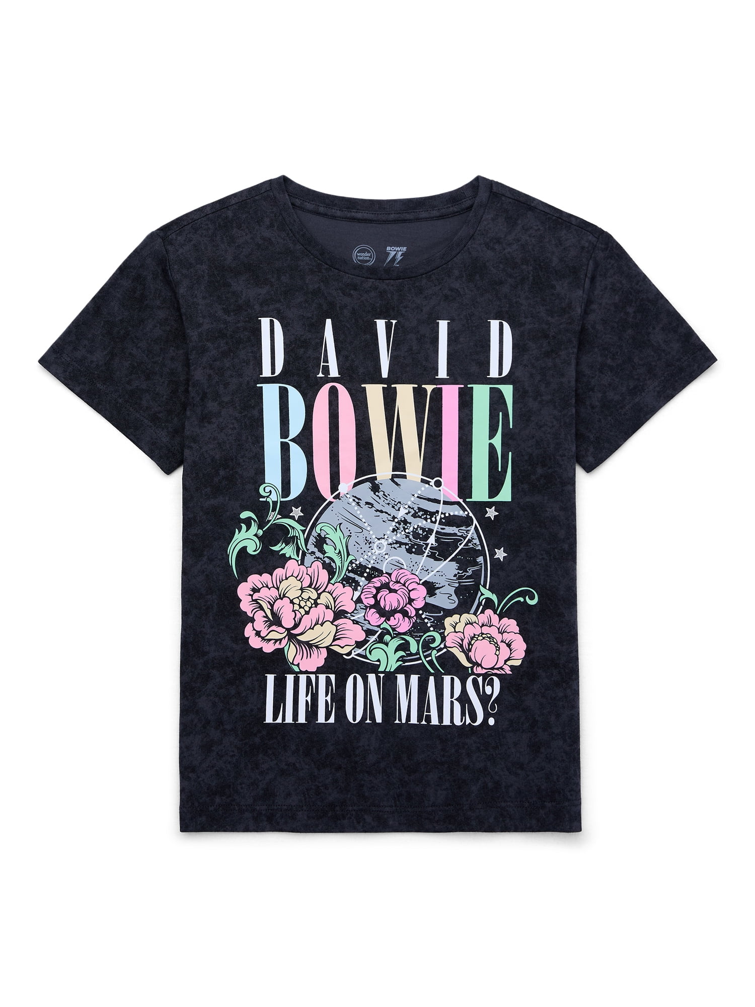 David Bowie Girls Graphic Tee, Sizes 4-18