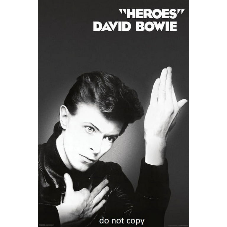 額付【50cm×50cmポスター】david bowie Hero ヒーロー David Bowie Heros Poster 24x36 Unframed, Age: Adults, Rectangle