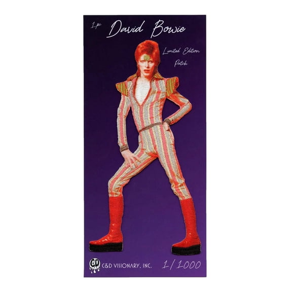David Bowie Limited Edition 7 Patch 1 Of Only 1000 Embroidered Iron On