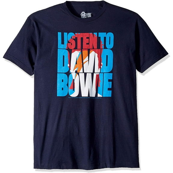 David Bowie - Listen to Bowie Mens T Shirt