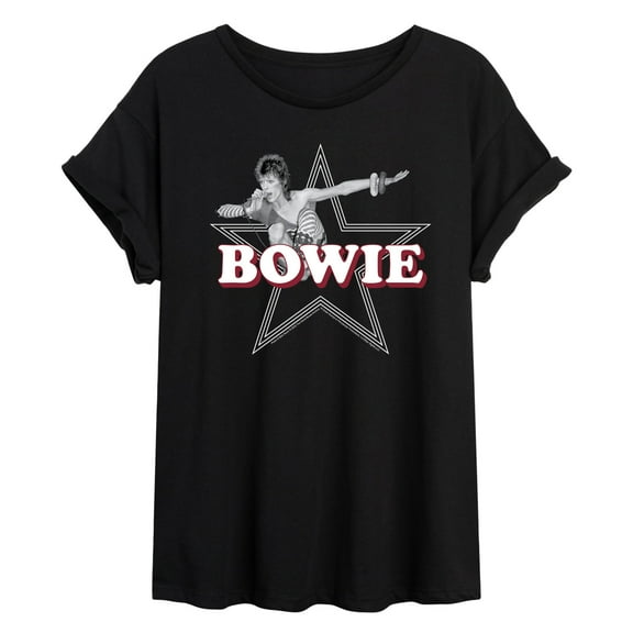 David Bowie - Logo Star - Women's Oversized T-Shirt