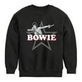 thumbnail image 1 of David Bowie - Logo Star  - Toddler & Youth Crewneck Fleece Sweatshirt, 1 of 5