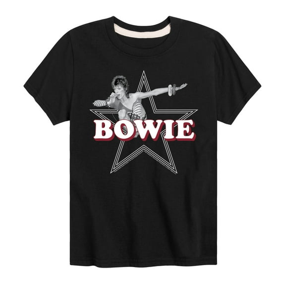 David Bowie - Logo Star - Toddler & Youth Short Sleeve Graphic T-Shirt