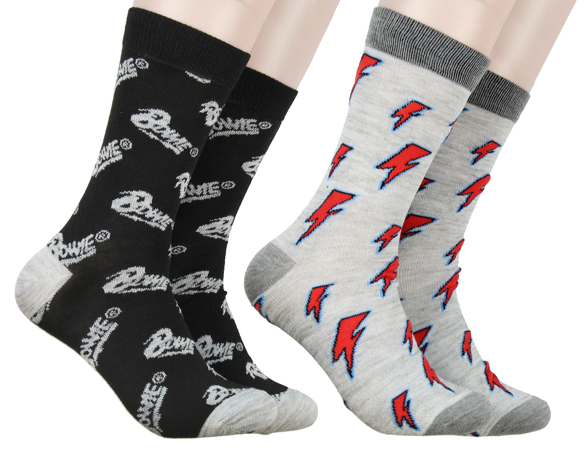 ThisWear Hard Rock Music Don't Keep Calm and Turn Up The Metal 1-Pair  Novelty Crew Socks