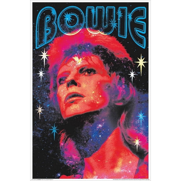 David Bowie - Non-Flocked Blacklight Poster 24" x 36"