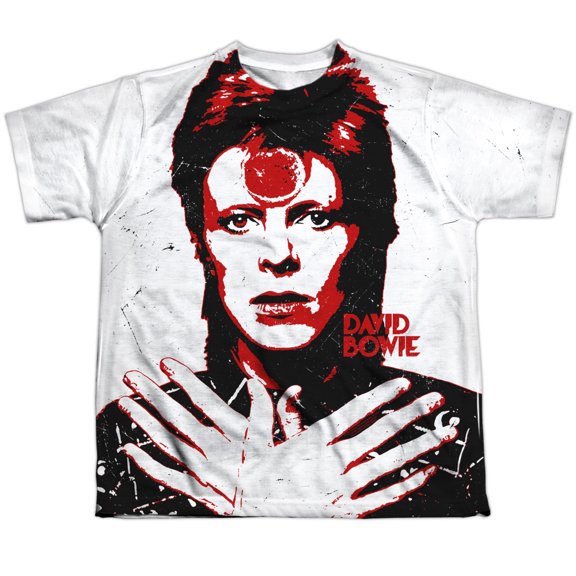 David Bowie - Piercing Gaze - Youth Short Sleeve Shirt - X-Large
