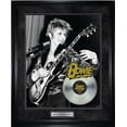 thumbnail image 1 of David Bowie Playing Guitar Framed With Platinum LP, 1 of 4