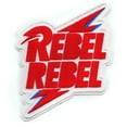 thumbnail image 1 of David Bowie Rebel Rebel Large Patch Icon Bolt Glam Embroidered Iron On, 1 of 2