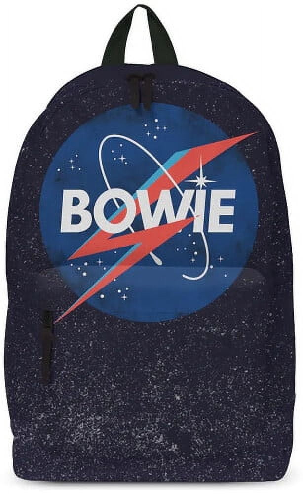 DAVID BOWIE Rocksax Backpack - Lightning Black, 20L Capacity, 900D Polyester, Casual Daypack For School & Festivals