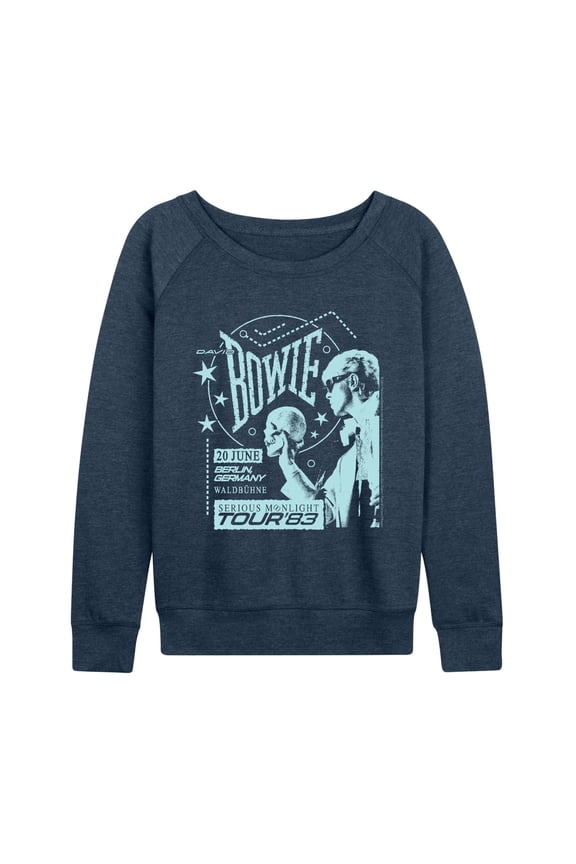 - Serious Moonlight - Women's French Terry Long Sleeve Pullover