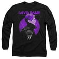 thumbnail image 1 of David Bowie Side Profile 75 Logo Unisex Adult Long-Sleeve T Shirt (Large) Black, 1 of 2