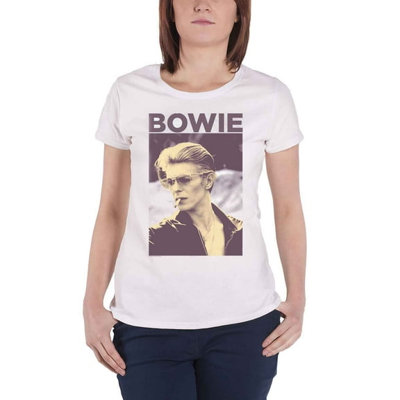 David Bowie Smoking portrait Skinny Fit T Shirt