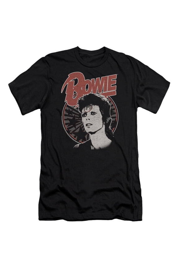David Bowie Space Oddity Officially Licensed Adult Slim Fit T Shirt