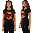 thumbnail image 1 of David Bowie T Shirt Diamond Dogs diamante Logo Official Womens Skinny Fit Black, 1 of 2