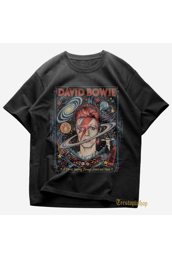 David Bowie T-Shirt - Rock Music Shirt - David Bowie Aladdin Sane Shirt - David Bowie Heroes - David Bowie Merch - Unisex Rock Apparel
