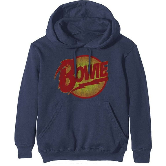 David Bowie Unisex Pullover Hoodie Sweatshirt Vintage Diamond Dogs Logo (XX-Large)