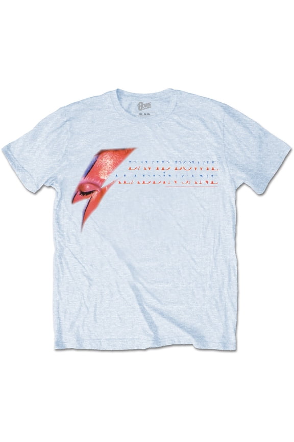 David Bowie Unisex T-Shirt Aladdin Sane Eye Flash (Medium)