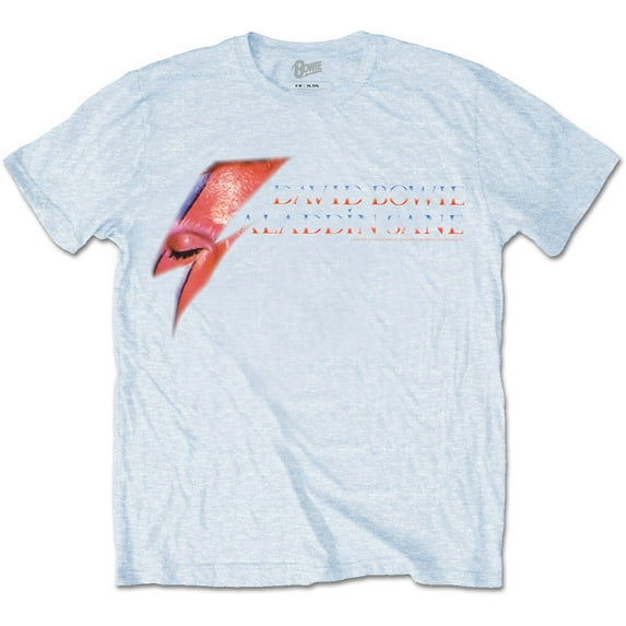 David Bowie Unisex T-Shirt Aladdin Sane Eye Flash (Small)