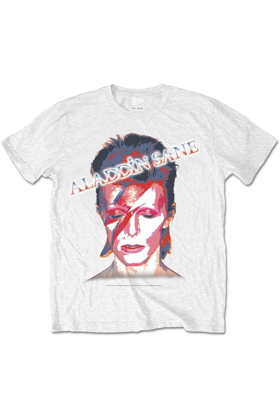 David Bowie Unisex T-Shirt Aladdin Sane (X-Large)