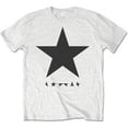thumbnail image 1 of David Bowie Unisex T-Shirt Blackstar (on White) (X-Large), 1 of 3