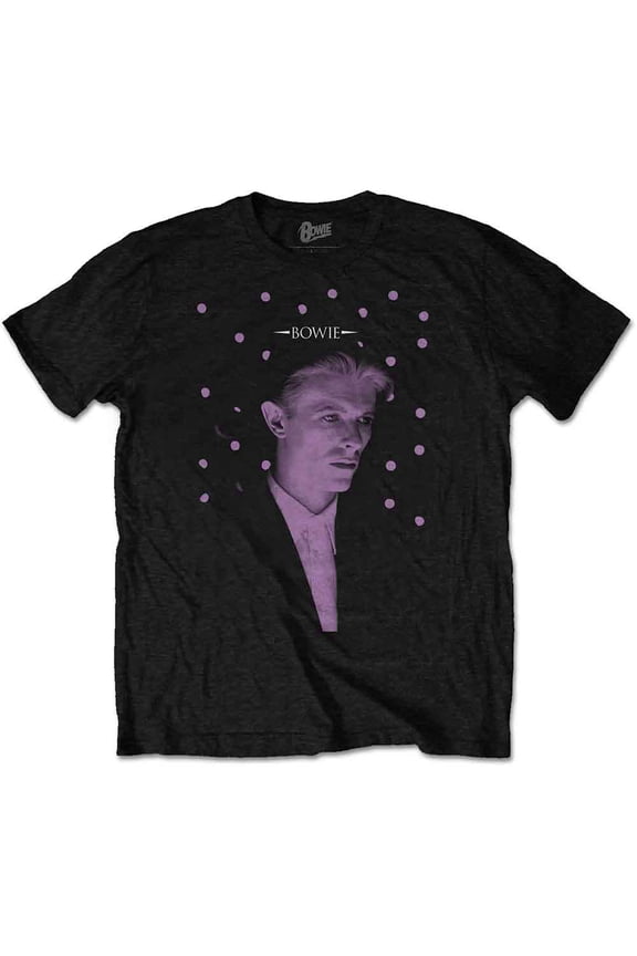 David Bowie Unisex T-Shirt Dots (Large)