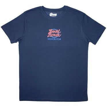 David Bowie Unisex T-Shirt: Mini 1978 World Tour Logo (XX-Large)