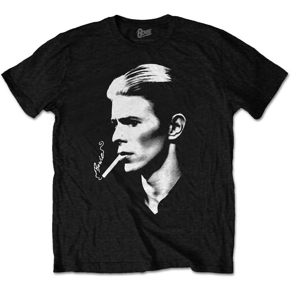 David Bowie Unisex T-Shirt Smoke (Medium)