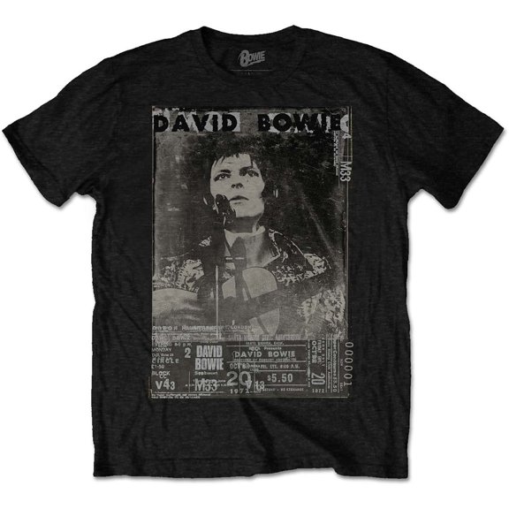 David Bowie Unisex T-Shirt Ziggy (Small)