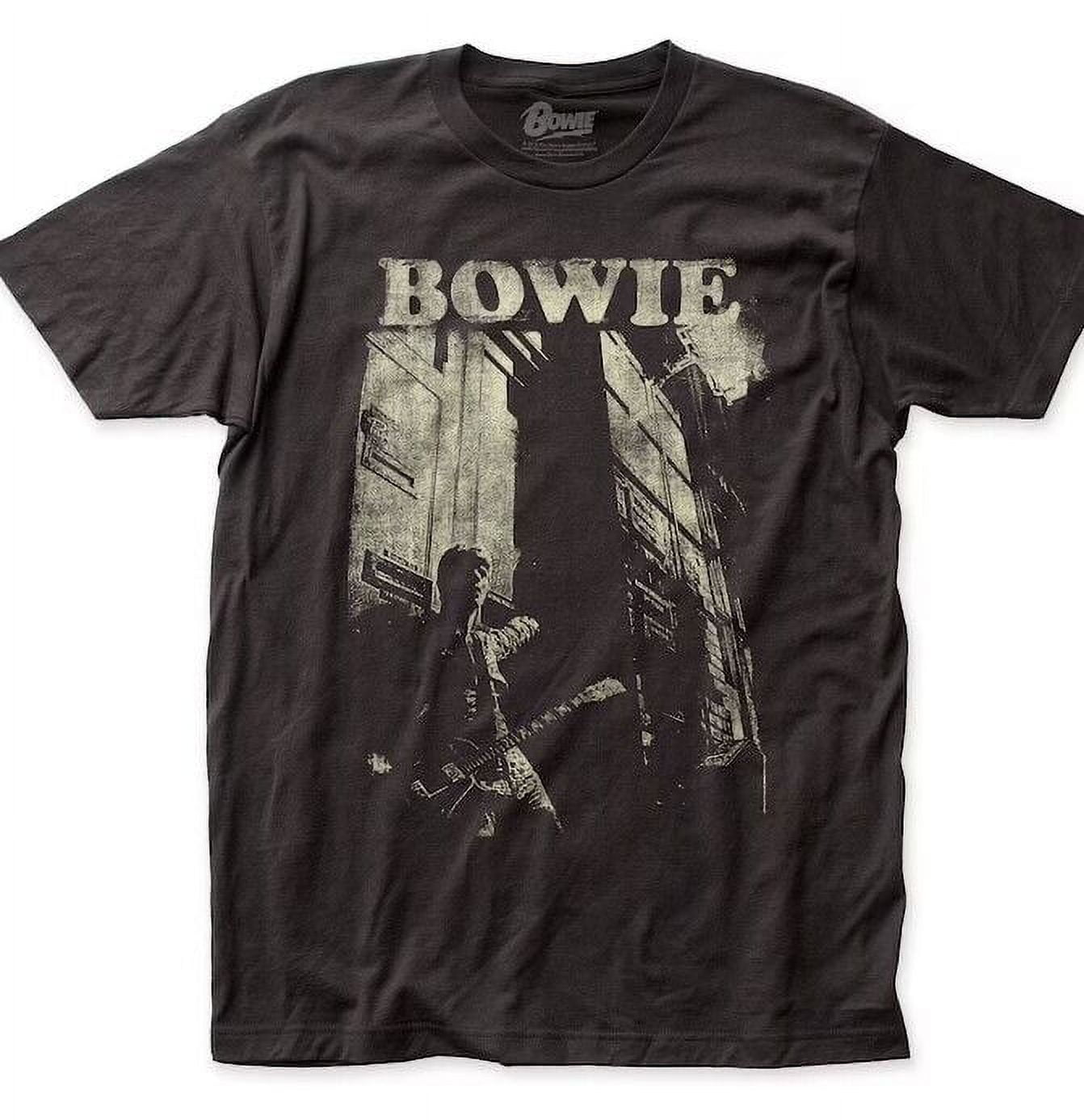 David Bowie Men's 'Live' Vintage Finish T-Shirt - 100% Cotton, Faded Album Artwork, Officially Licensed