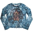 thumbnail image 1 of David Bowie Women's Long Sleeve T-Shirt: Live & Well (Mesh) (X-Large), 1 of 3