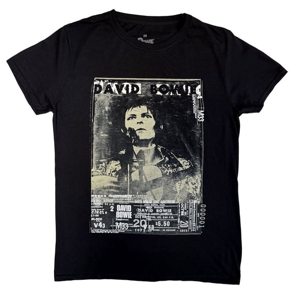 David Bowie Ziggy Stardust Live Profile T Shirt
