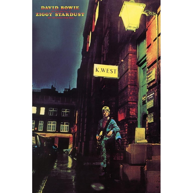 Art.Com's David Bowie Ziggy Stardust Poster, 24x36, High Quality