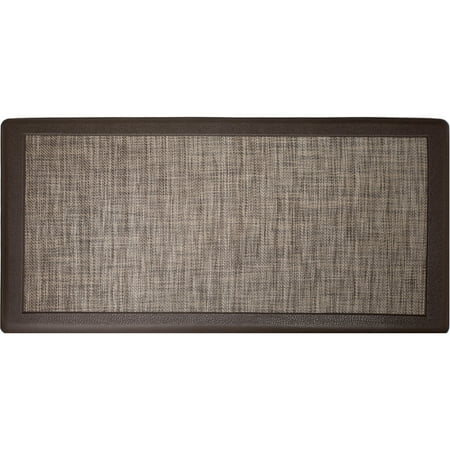 David Burke Gentle Step Traditional Anti-Fatigue Anti-Fatigue Kitchen Mat, Beige, 20"x39"