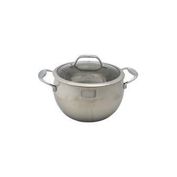David Burke Gourmet Pro Splendor 4qt Sauce Pot With Lid Stainless Steel BY David Burke Sauce Pot 4 qt Unisex