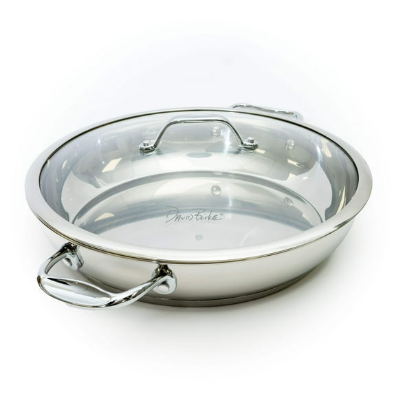 David Burke Splendor 12.5" everyday pan with lid