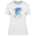 thumbnail image 1 of David Bust Distorted Design T-Shirt Women -Image by Shutterstock, Female XX-Large, 1 of 2