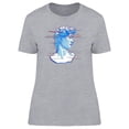 thumbnail image 1 of David Bust Distorted Design T-Shirt Women -Image by Shutterstock, Female x-Large, 1 of 2