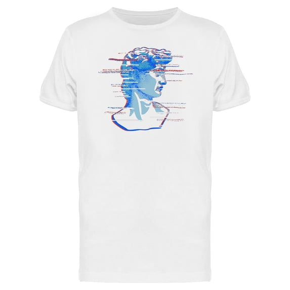 David Bust Distorted T-Shirt Men -Image by Shutterstock, Male Medium