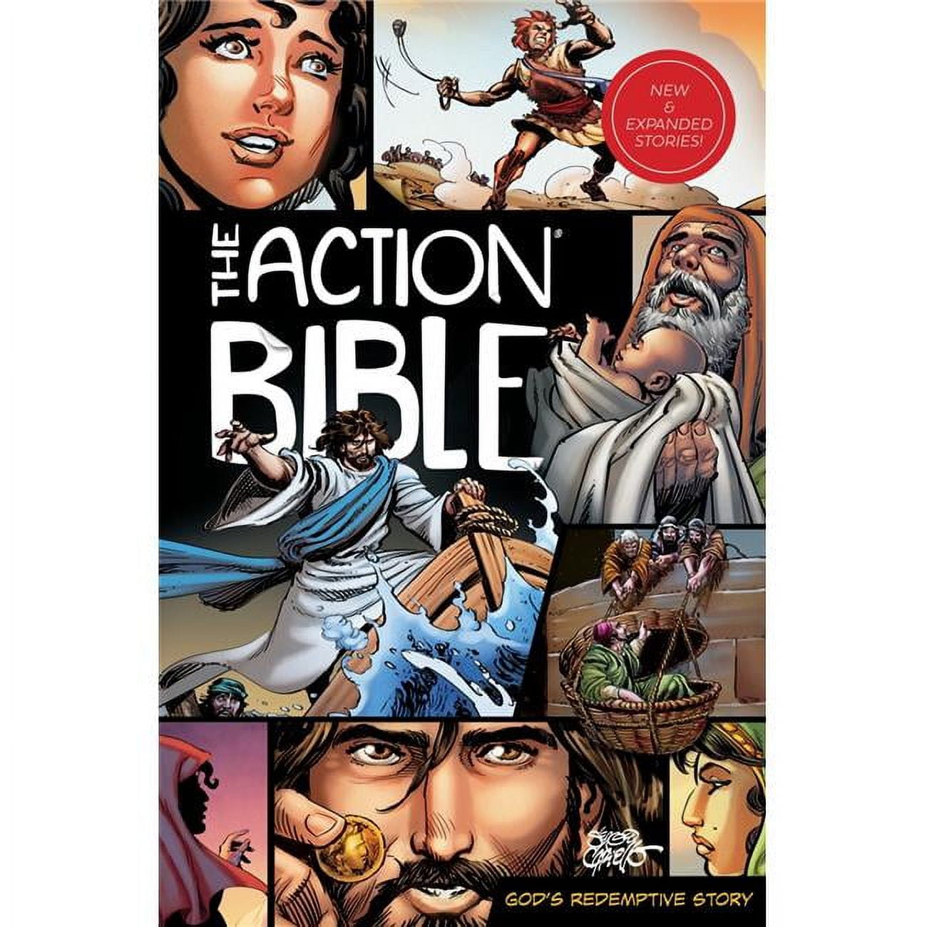 The Action Bible: God's Redemptive Story Hardcover Book